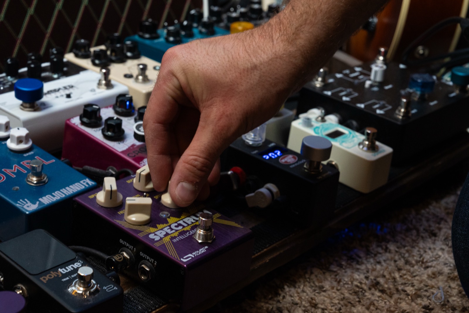 Guitar pedalboard